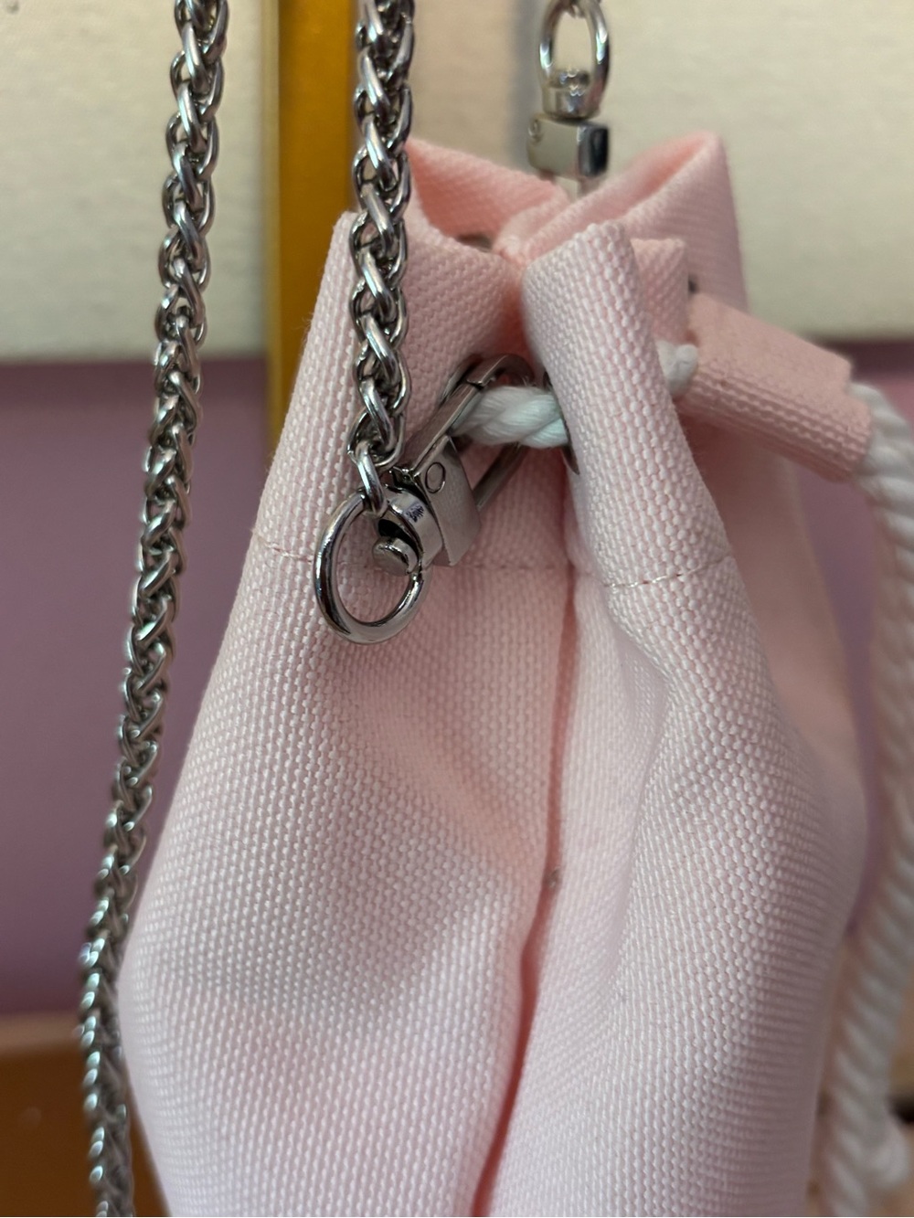 Dior Pink Canvas mini Bucket Bag lip glow bundle - Picture 5 of 7